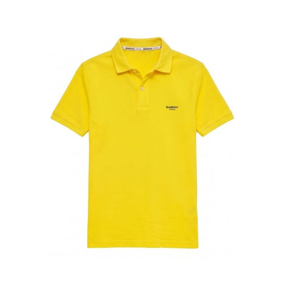 Baldinini Trend Yellow Cotton Men's Polo Men's Shirt